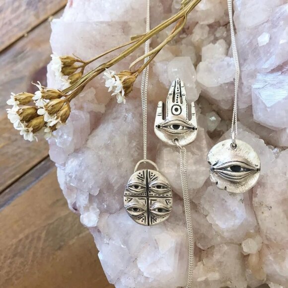 Sterling Silver Protection Pendant & Chain